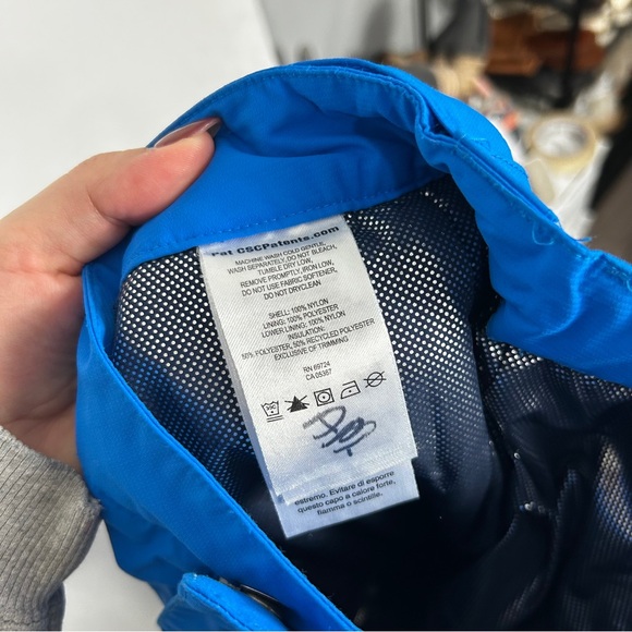 Columbia Blue Titanium Snow Bottoms Waterproof Relaxed Fit H15 - Picture 10 of 11